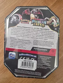 Pokemon TCG Paldean Fates Charizard Tin Brand New Factory Sealed BSP SVP074 - Image 2