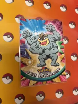 Pokemon TCG Machamp 8/102 Holo Rare 1st Edition PSA 8 (1999)+ Bonus - Image 3