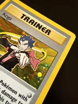 Koga 19/132 Gym Challenge Holo with SWIRL Rare Pokemon - Image 3
