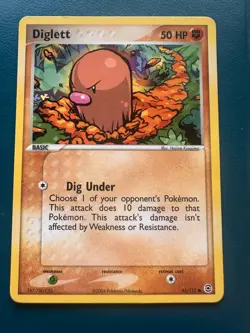 Diglett 61/112 FireRed & LeafGreen Pokemon Card - Image 1