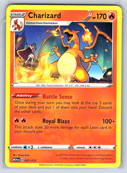Charizard 001/015 Mcdonalds 2024 NM or LP Pokemon Card - Image 1