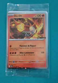 Ho-Oh 010/086 FRENCH GameStop EB Games Promo Sealed Pokemon Chaos Rising - Image 1