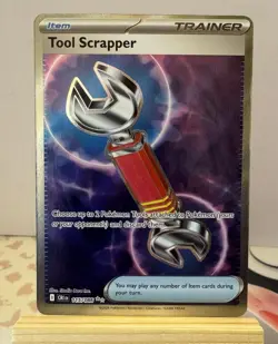 Tool Scrapper 115/086 Pokemon Chaos Rising Full Art Ultra Rare Pokemon Trainer - Image 1