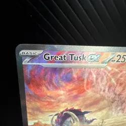 Pokemon TCG Great Tusk ex 246/198 SV01 Special Illustration Rare Full Art Holo - Image 2