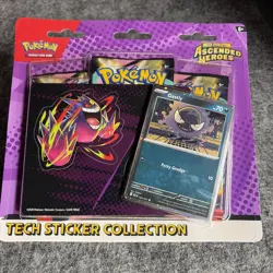 Pokemon- Ascended Heroes- Tech Sticker Collection- Gastly- - Image 2