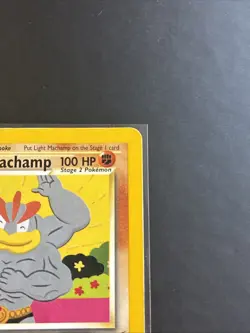 Pokemon TCG Neo Destiny Rare Light Machamp 25/105 MP - Image 4
