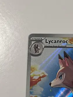 Lycanroc - 166/159 - SV09: Journey Together IR Full Art Holo Pokemon TCG NM - Image 4