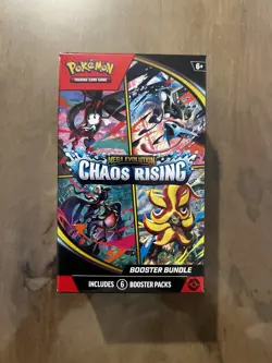Pokemon TCG: Mega Evolution-Chaos Rising Booster Bundle (6 Packs) -New & Sealed! - Image 1