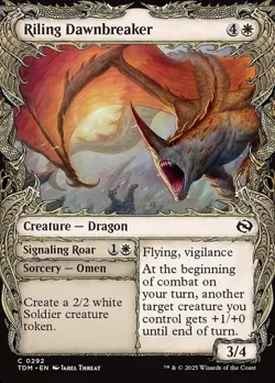 MTG Tarkir Dragonstorm SHOWCASE Riling Dawnbreaker #0292 - Image 1