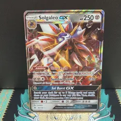 Pokemon TCG Solgaleo GX 89/149 SM Base Set Ultra Rare Holo Pack Fresh! - Image 1