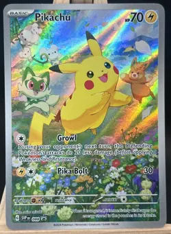 Pokemon TCG Pikachu 088 SVP Scarlet & Violet Promo Holo English 2024 - Image 1