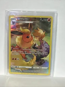 Pokemon TCG Flareon TG01/TG30 Full Art Ultra Rare Holo Brilliant Stars - Image 4