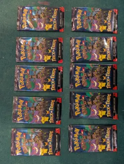*LOT OF 10* Mini Packs Pokemon TCG Trick or Trade 2024 Halloween - Image 1