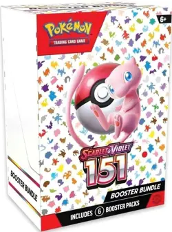 Pokemon TCG Scarlet & Violet 151 Booster Bundle Sealed New (6 packs) E - Image 1