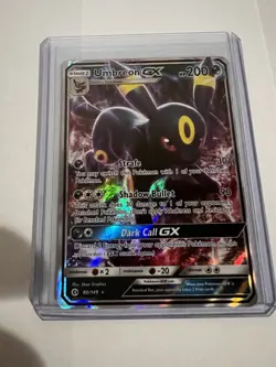 Pokemon Umbreon GX Sun & Moon Base 80/149 Holo Ultra Rare Near Mint Rare! - Image 3