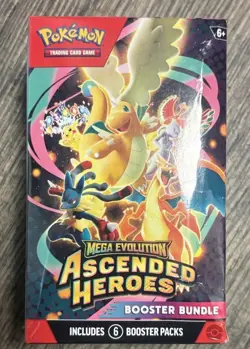 Pokemon Ascended Heroes Booster Bundle Factory Sealed - Image 1