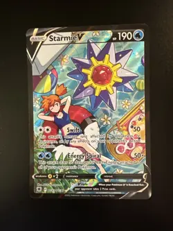 Starmie V TG13/TG30 Swsh10: Astral Radiance Trainer Gallery Holo Pokemon - Image 1