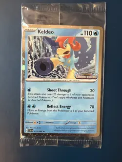 Pokemon Chaos Rising Keldeo Promo Stamped Sealed TCG - Image 1