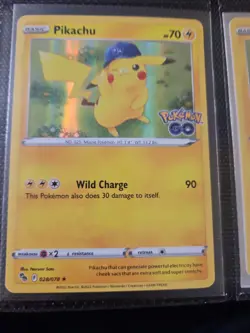Pikachu (28) 028/078 Holo Rare Pokemon Pokemon GO NM - Image 1