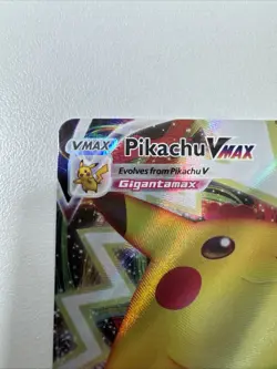 Pokemon TCG Pikachu VMAX Full Art 044/185 Vivid Voltage NM - Image 3