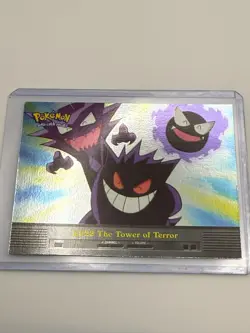 Pokemon EP22 Gengar The Tower of Terror TOPPS BLUE Label (LP+) - Image 1