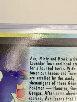 Pokemon EP22 Gengar The Tower of Terror TOPPS BLUE Label (LP+) - Image 4