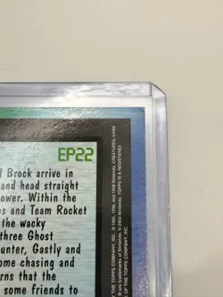 Pokemon EP22 Gengar The Tower of Terror TOPPS BLUE Label (LP+) - Image 5
