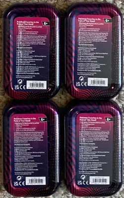 Pokemon TCG: Mega Evolution Mini Tins Factory Sealed Lot of 4 - Image 2