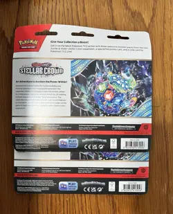 Pokemon TCG SV7 Stellar Crown 3 Pack Blister Lot of 2 Sealed Latias - Image 2