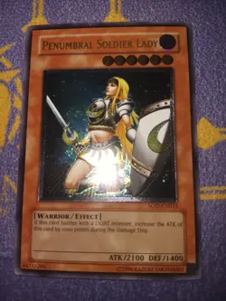 1x Penumbral Soldier Lady SOD-EN033 Ultimate Rare Light Play - Image 1
