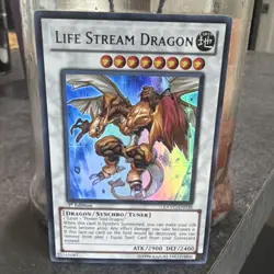 Yu-Gi-Oh Life Stream Dragon EXVC-EN038 Extreme Victory 1st Ed Synchro Holo - Image 1
