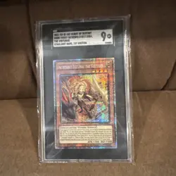 YUGIOH 1ST BODE-EN007 INCREDIBLE ECCLESIA VIRTUOUS STARLIGHT SGC 9 Graded - Image 1
