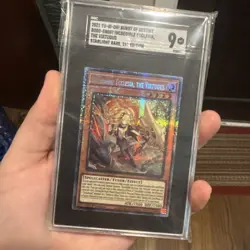 YUGIOH 1ST BODE-EN007 INCREDIBLE ECCLESIA VIRTUOUS STARLIGHT SGC 9 Graded - Image 3