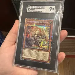 YUGIOH 1ST BODE-EN007 INCREDIBLE ECCLESIA VIRTUOUS STARLIGHT SGC 9 Graded - Image 4