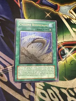 Yugioh! Cyclone Boomerang SOI-EN042 Ultimate Rare Unlimited NM - Image 1