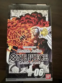 One Piece TCG: Absolute Justice Starter Deck - ST-06 - English - New - Sealed! - Image 1