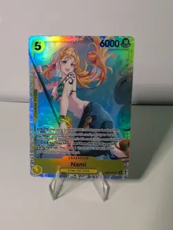 One Piece TCG Nami SR EB03-053 Pack Fresh NM English - Image 1