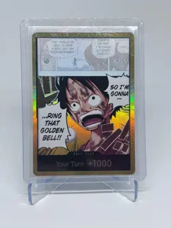 One Piece Gold DON!! OP15 ENGLISH Luffy Golden Bell - Adventure On Kamis Island - Image 1