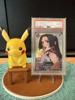 Boa Hancock 2023 Japanese One Piece OP04 #OP01-078 Special Alt Art PSA 10 - Image 1