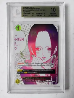One Piece CCG Boa Hancock, OP14-118, Alt Art, BGS10 - Image 1