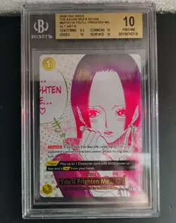 One Piece CCG Boa Hancock, OP14-118, Alt Art, BGS10 - Image 3