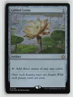 Gilded Lotus 0725 Foil Foundations FDN MTG Magic - Image 1