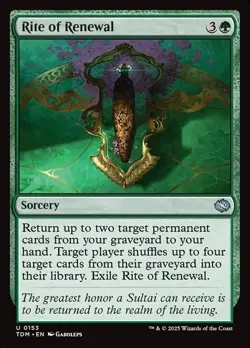 MTG Magic the Gathering Rite of Renewal (153/485) Tarkir Dragonstorm - Image 1