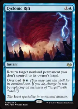 MTG English Cyclonic Rift NM Normal Modern Masters 2017 - Image 1