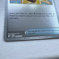 Pokemon TCG - Mega Evolution (MEG EN) Fighting Gong 116/132 Reverse Holo NM - Image 3