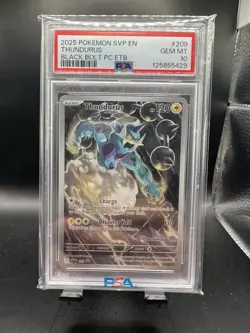 Thundurus 209 Black Bolt Pokemon Center Stamped Promo PSA 10 - Image 1