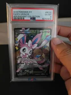 2016 POKEMON RADIANT COLLECTION FA SYLVEON EX RC32 PSA 6 - Image 1