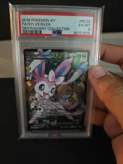 2016 POKEMON RADIANT COLLECTION FA SYLVEON EX RC32 PSA 6 - Image 2