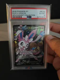 2016 POKEMON RADIANT COLLECTION FA SYLVEON EX RC32 PSA 6 - Image 4