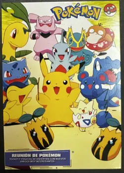 PIKACHU X CYNDAQUIL X BULBASAUR X SUNKERN - POKEMON JOHTO CARDS TOP CARD ART - Image 1